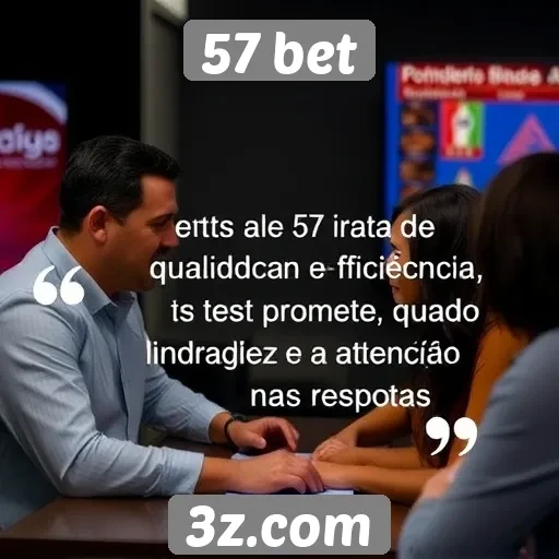 Usuários elogia atendimento ao cliente do 57 bet