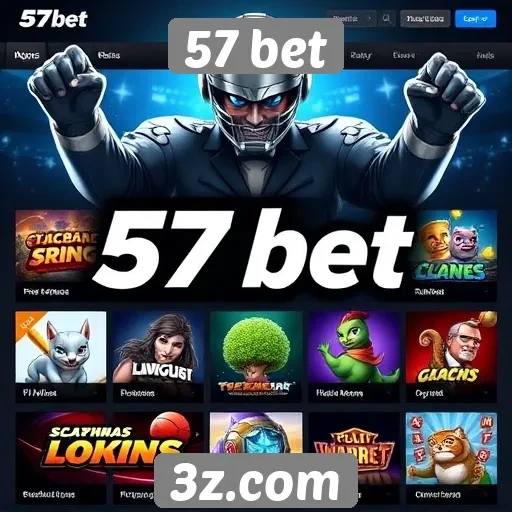 Opcões de jogos disponíveis na plataforma 57 bet